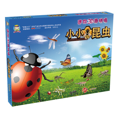 

拼插大王·迷你3D趣拼插·小小昆虫