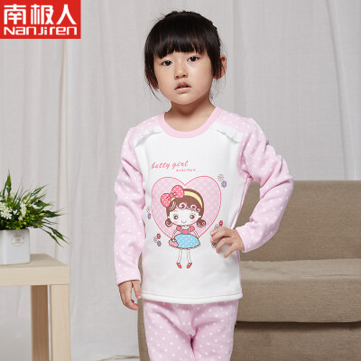 

Antarctic Nanjiren children underwear boys&girls autumn&winter thicken brushed warm underwear Qiuqiu pants sets Tibetan youth 120