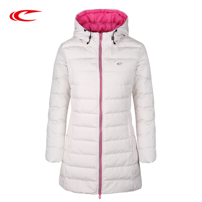 

SAIQI Brands Women Ultra Long Down Jackets Winter Down Jackets Wadded Warm Outwear Female Jackets Long Sport Trainning Coat 1102