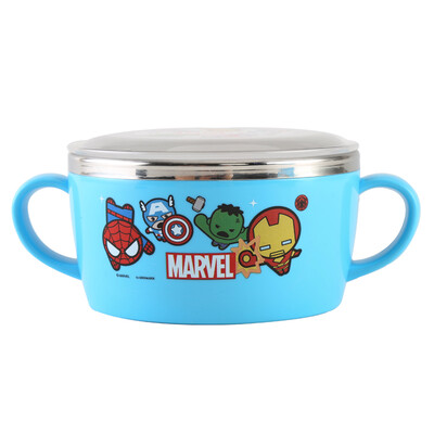 

Lock & Lock LOCK & LOCK South Korea imported Man Wei with cover stainless steel double handle bowl baby food bowl children tableware rice bowl LDS480MV