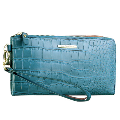 

HansBand® 2015 New Arrival High Quality Women Wallet Crocodile Genuine Leather Clutch Candy Color Long Designer Purse +4 colors