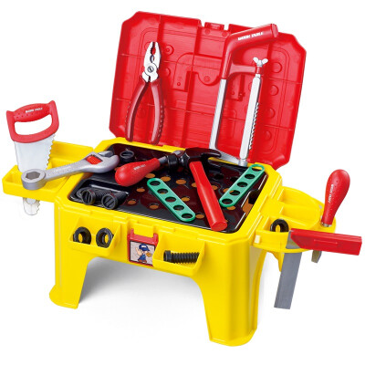 

Bain Shi (beiens) children's educational toys upgrade version of multi-functional tools treasure chest chair 398