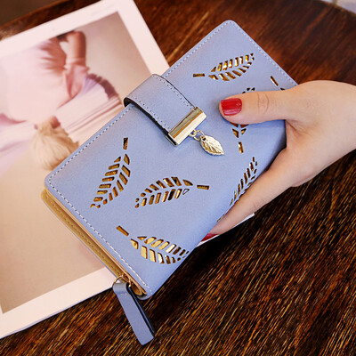 

DALFR PU Leather Wallet Women Luxury Female Clutch Fashion Leather Purse Designer Bags High Quality Ladies Bags