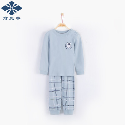 

Yu Zhaolin children&39s cotton underwear set boys&girls home service in the big children Qiuqiu Qiu YH57T0790 small badge brown 120