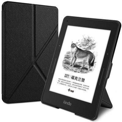 

На фигуре адаптирована Kindle 1499 Выпуск Бо защитная крышка / оболочка зажигать Вояж навигации посвященного сон мудрого черный серии складной стенд кобура