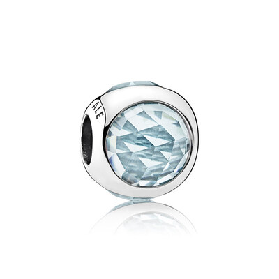 

PANDORA Pandora Sea Blue Shining Water Drops Beads 792095NAB