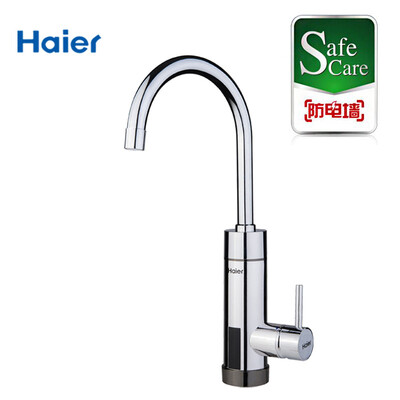 

Haier Haier electric hot water faucet is heated&heated under the water quality guarantee three years patent anti-electric wall EHF-T260C CP silver