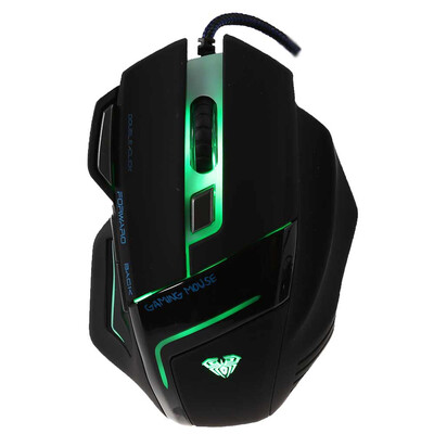 

AULA 2000 DPI Professional USB Wired Optical 7 Buttons Self-defining Gaming Mouse
