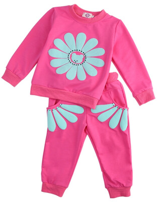 

2Pcs Infant Baby Girls Kids Long Sleeve Sun Flower T-shirt TopsPants Outfit Set
