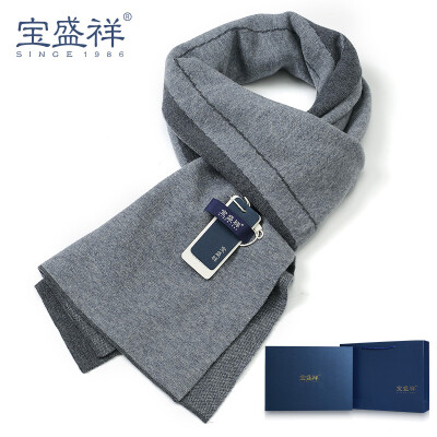 

Bao Shengxiang men scarves autumn and winter wool warm thick wool scarves shawls collar gift box packaging camel 6131