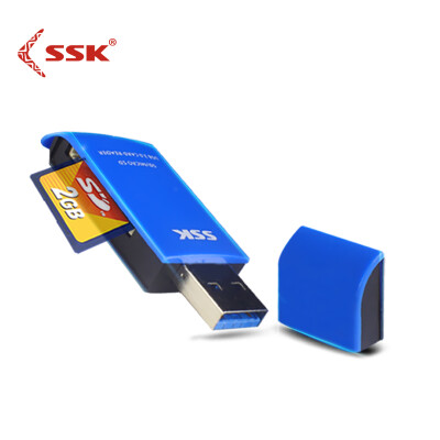 

Biao Wang SSK USB3.0 high speed combo card reader SD SLR camera card TF phone card multi-card reader SCMR331