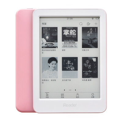 

Хиромантия (iReader) R6003 Светло-розовый Wyatt наслаждаться новой версией для чтения электронных книг 6 дюймов тонких чернил экрана 8G память