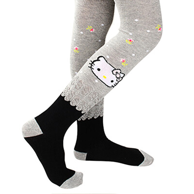 

Hello Kitty HELLO KITTY children&39s pantyhose girl underwear socks KT8032 possession of green 100