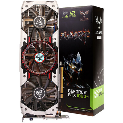 

Colorful iGame GTX1080Ti Vulcan AD GTX1080Ti 1594-1708MHz11Gbps 11G352bit Gaming Graphics