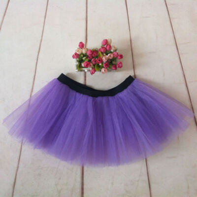 

3Layers Adult Women Tutu Tulle Skirt Petticoat Dance Halloween Party Fancy Dress