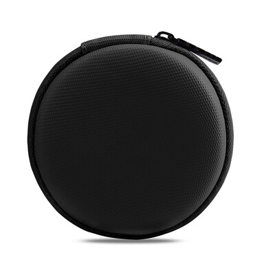 

BUBM headphone box data cable U shield U disk Bluetooth headset finishing storage bag storage box mini portable small earphone box small TSX black