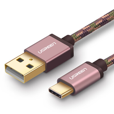 

Green Alliance Fast Charge Type-C data cable mobile phone charging line Andrews USB charger line power cord support Huawei P9 glory 8 millet 6/5 music as 2 meters 40431 deep coffee