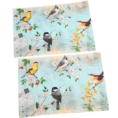 

A Ting Polyester Placemats Cafe Creme Tour 13x18 Set of 2