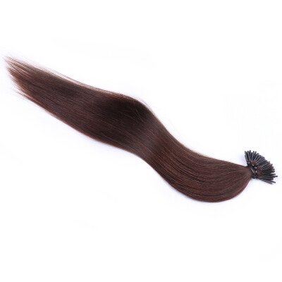 

Tipped Hair Extension Grammy 100 Strands Remy Pre Bonded U Nail Tip Human Hair Extensions Nature Hair Medium Brown 04 05gs