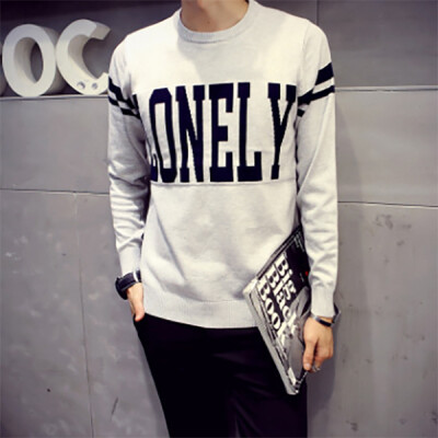 

2017 new men's sweater Korean round neck long-sleeved sweater autumn youth sweater sweater men trend