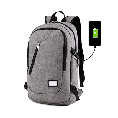 

Business Water Resistant 17 Inch Laptop Backpack with USB Charging Port Campus College Student School Bag Unisex