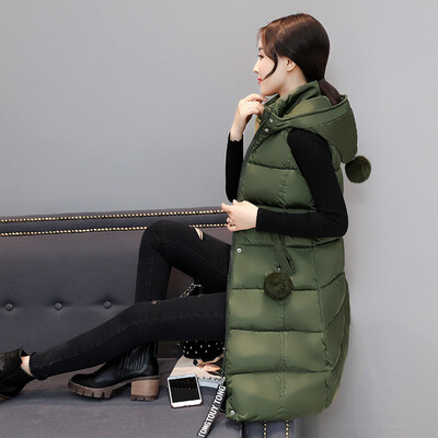 

Autumn and winter new to increase self-cultivation in the long paragraph feathers cotton horses thickening warm cotton jacket jack