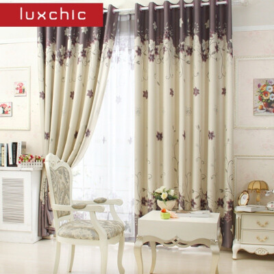 

Lily Floral Printed Blackout Curtains for Living Room Window Curtain for the Bedroom \Modern Curtains for Kids Custom Made