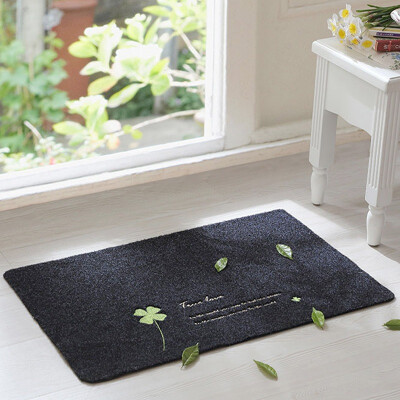 

[Jingdong supermarket] green reed European anti-skid foot pad home mats mats Clover gray 40 * 60cm