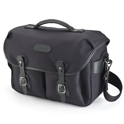 

Billingham Hadley One classic series Unisex Shoulder bag a machine two mirror a flash black nylon black leather side nylon