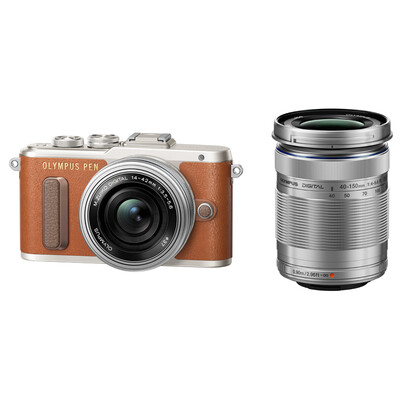 

Olympus OLYMPUS E-PL8 14-42mm EZ 40-150mm R Brown Micro Single Lens Kit Machine body anti-shake beauty Selfie PL7 upgrade