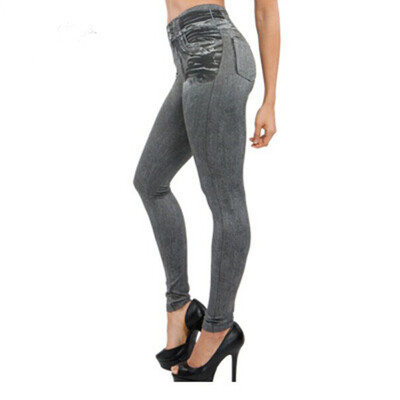 

Sexy New Women Denim Skinny Pants High Waist Stretch Jeans Slim Pencil Trousers