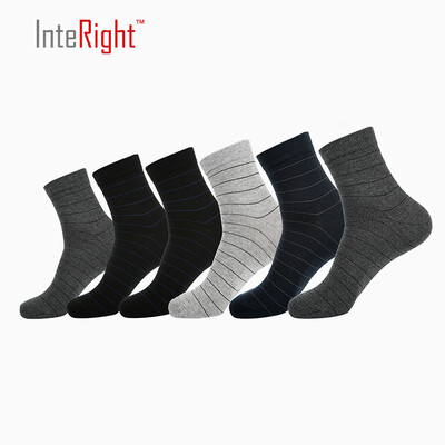 

INTERIGHT men&39s horizontal casual socks 6 double-mix color uniform