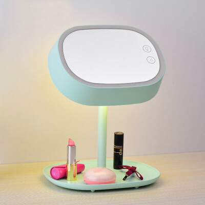 

Make up mirror desk lamp dressing table mirror gift charge light touch LED desk lamp