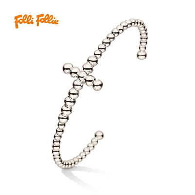 

Folli Follie Ms. Carrie Beads Silver Cross Bracelet 1B17F001