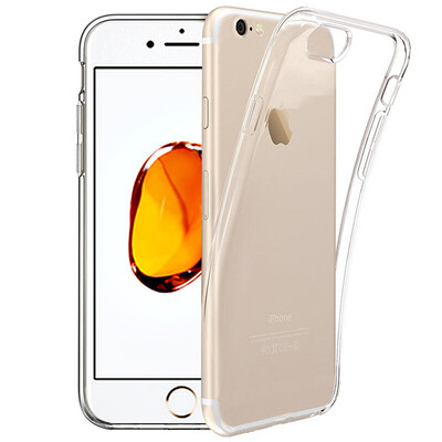 

ESCASE Apple iPhone8 7 mobile phone case all-inclusive transparent silicone anti-drop TPU protective case soft shell 47 inches