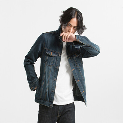 

Fallen Japanese loose jacket jacket tide men retro old cowboy clothing Harajuku wind couple jacket