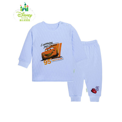 

Jingdong distribution Disney Disney baby warm underwear suit autumn&winter cotton baby thick autumn clothing suit 154T625 light yellow 100cm