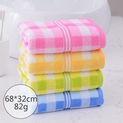 

Cntomlv 4 Pcs grace Cotton towel shads washcloth soft Water absorbent adult cotton couples wash face towel