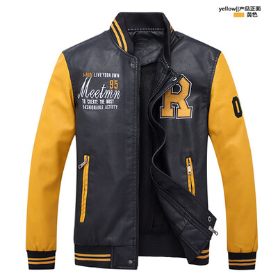 

Men's casual jacket 2017 autumn new waterproof zipper long sleeve jacket male
