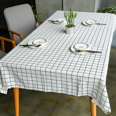 

Yuan Yuan Jian Bai 130180 modern minimalist tablecloth Nordic IKEA style square coffee table cloth table cloth fabric fresh rectangular tablecloth