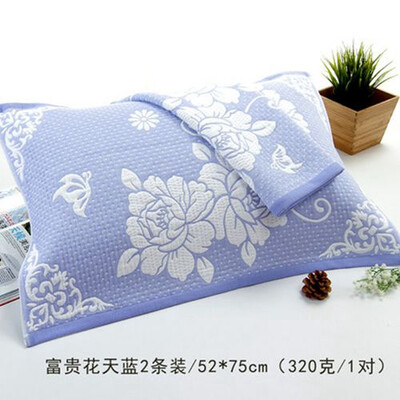 

Cntomlv Cartoon cotton Gauze pillow towl pure cotton enlarge thicken pillow towl not wool adult