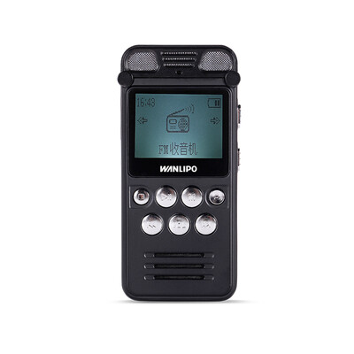 

Wanli Po (WANLIPO) Voice Recorder Профессиональный мини-HD Long Distance Noise Control PMC Высокое качество Zero Bottom Dry Learning Conference Интервью Выделенный T & F-69 8G Black