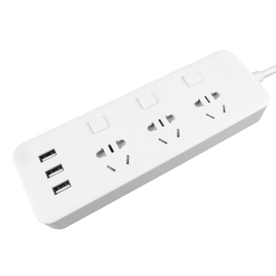 

LIANGGONG (lengon) USB смарт-розетка полоса с три интерфейса 3USB панелью 3.1A нового ГБ полосой к югу от контроля переключения независимой безопасности ворота монтажной платы 1,8 м XD-E04U