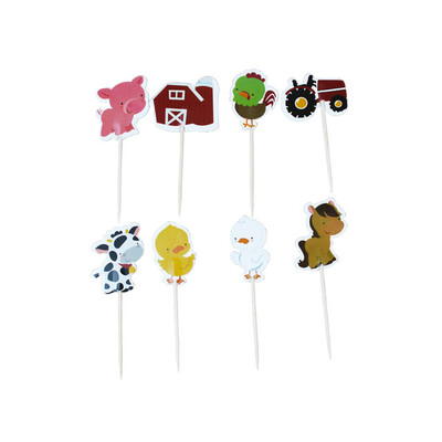 

24pcslot Frozen Esla Anna Snow Freezing Toppers Picks Cupcake Toppers Picks Kid Birthday Party Decorations Evnent Party