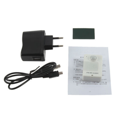 

Mini PIR Alert Sensor Infrared GSM Wireless Alarm Monitor Motion Detection EU plug