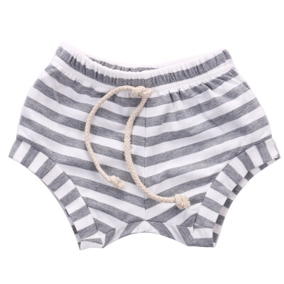 

Cute Infant Baby Boys Girls Baggy Shorts Bottoms Stripes Toddler Summer Bloomers