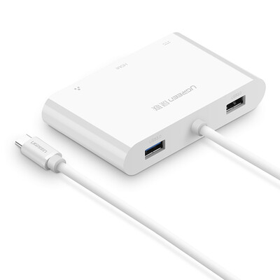

Green Alliance Type-C to HDMI card converter Apple MacBook extension RJ45 network port adapter data cable with PD charging USB-C30 hub HUB splitter 30440