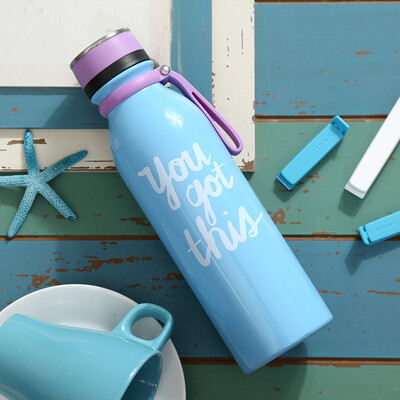 

A Ting Double Wall Vacuum Insulated Stainless Steel Water Bottle 20 oz