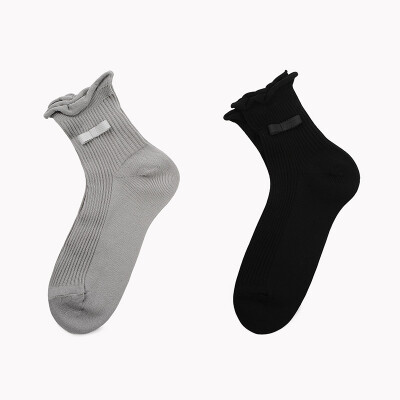 

MEIKAN Women Mercerized Cotton Socks Fashion Autumn Retro Female Socks Cute Fun Socks 2Pairs