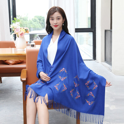 

Shanghai stock STORY Of SHANGHAI ladies scarves autumn&winter warm shawl white